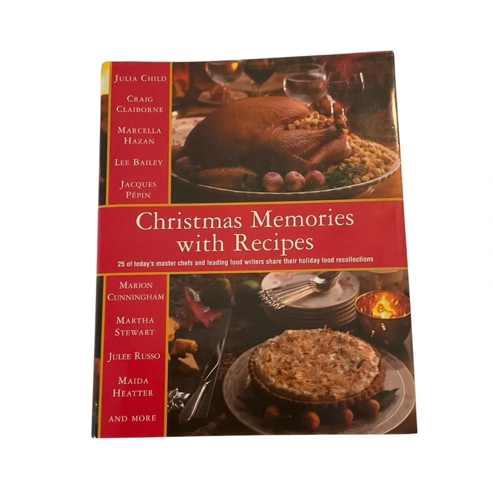Julia Child Holiday Hardcover Cookbook Christmas Memories with Recipes 315 pages